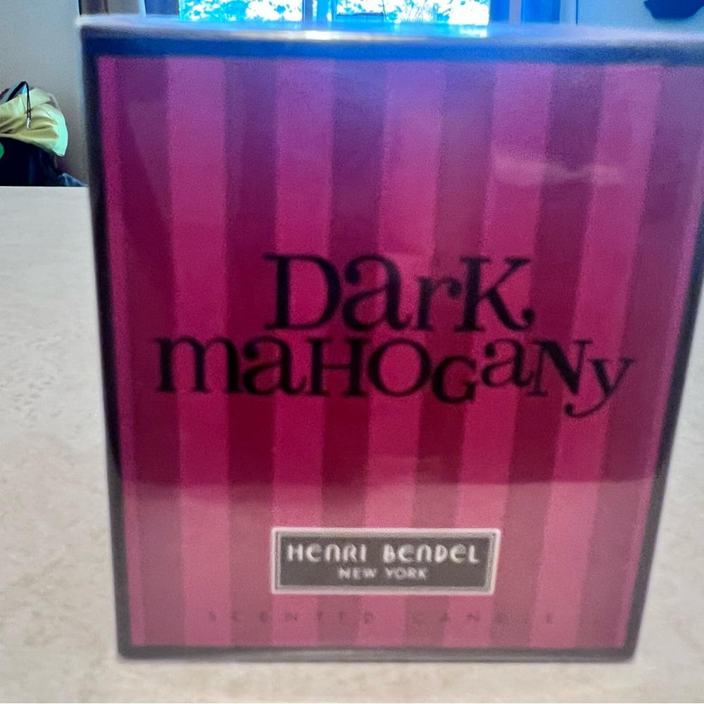Henri Bendel Pink Striped Scented Candle